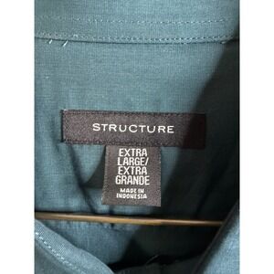 Structure | Shirts | Structure Button Up Mens Extra Large Texture Zip ...